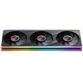  Вентилятор JONSBO ZE-360B (3 in 1) 362х123х28мм (PWM, ARGB LED, 700-1800об/мин, черный) Retail 