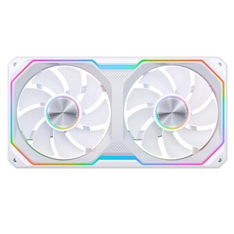 Вентилятор JONSBO XA-240WR (2 in 1) 242х123х28мм Reverse (PWM, ARGB LED, 700-1800об/мин, белый) Retail 