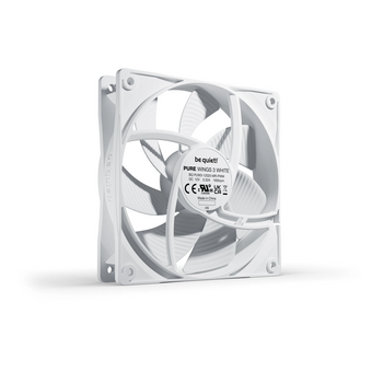  Кулер be quiet! Pure Wings 3 (BL110) 120mm PWM White (120x120x25mm, 4-pin 49.9CFM, 25.5dBA, 1600RPM 