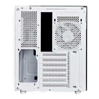  Корпус CBR Cube X860WT (PCC-ATX-X860WT-WPSU), без БП, ATX, 1*USB Type-C, 1*USB 3.0, 1*USB 2.0, HD Audio+Mic, 3*fans, White 