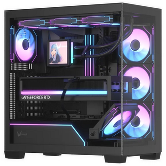  Корпус Formula Crystal Z8G Floe (crystal z8g floe black), ATX, Midi-Tower, без БП, черный 