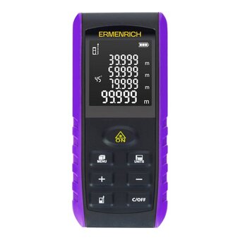  Рулетка лазерная Ermenrich Reel Pro GE60 85319 фиолетовая 