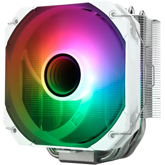  Кулер Thermalright Assassin King 120 Mini ARGB V3 White (AK120-MINI-WH-ARGB-V2) (4-pin PWM, 135mm, Al/Cu, 5x6mm, 1x120mm) 
