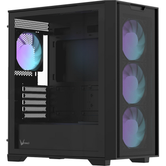  Корпус Formula Air Mesh GX600 Plus (air mesh gx600 plus black), mATX, Midi-Tower, без БП, черный 