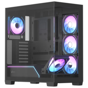  Корпус Formula Crystal Z8G Floe (crystal z8g floe black), ATX, Midi-Tower, без БП, черный 