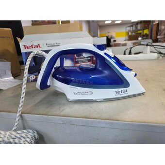  УЦ Утюг TEFAL FV5736E0 синий (плохая упаковка, малое подмятие носовой части подошвы) 
