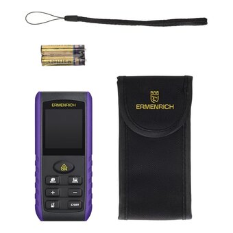  Рулетка лазерная Ermenrich Reel Pro GE40 86258 фиолетовый 