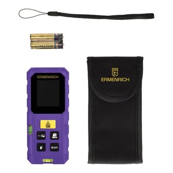  Рулетка лазерная Ermenrich Reel Plus GS40 86257 фиолетовый 