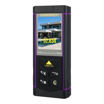  Рулетка лазерная Ermenrich Pro LR100 84652 с камерой 