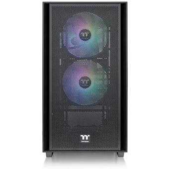  Корпус Thermaltake Versa H16 TG ARGB (ca-1y8-00s1wn-02), mATX, Micro-Tower, без БП, черный 