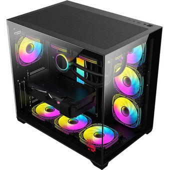  Корпус BLOODY CC-122 (cc-122v2-bk), ATX, Midi-Tower, без БП, черный 