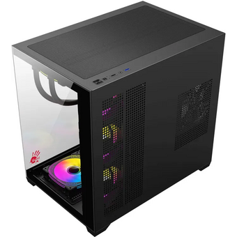  Корпус BLOODY CC-122 (cc-122v2-bk), ATX, Midi-Tower, без БП, черный 