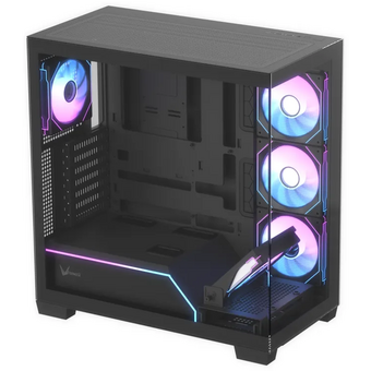  Корпус Formula Crystal Z8G Floe (crystal z8g floe black), ATX, Midi-Tower, без БП, черный 