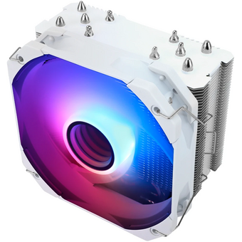  Кулер Thermalright Assassin King 120 Mini ARGB V3 White (AK120-MINI-WH-ARGB-V2) (4-pin PWM, 135mm, Al/Cu, 5x6mm, 1x120mm) 