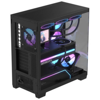  Корпус Formula Crystal Z8G Floe (crystal z8g floe black), ATX, Midi-Tower, без БП, черный 