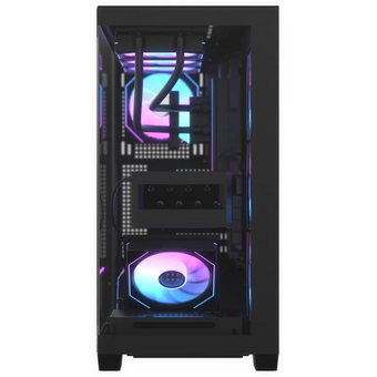  Корпус Formula Crystal Z8G Floe (crystal z8g floe black), ATX, Midi-Tower, без БП, черный 