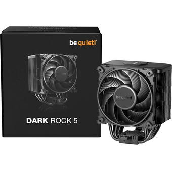  Кулер be quiet! Dark Rock 5 (BK035) (210W, 4-pin PWM, 161mm, Al/Cu, 6x6mm, 1x120mm, 55CFM, 29.8dBA, 2100RPM) 