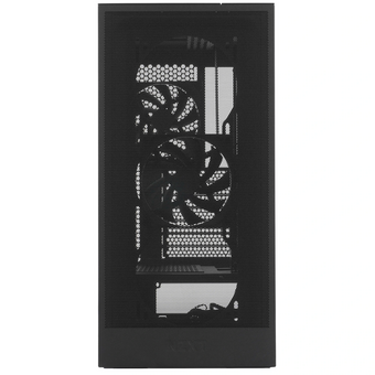  Корпус NZXT H5 Flow (2024) (CC-H52FB-01), без БП, Midi-Tower, TG, 1x120mm, 1xUSB-A 3.2 + E-ATX, ATX, mITX Black 