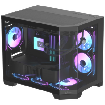  Корпус Formula Crystal Z6M Floe V2 (crystal z6m floe black v2), mATX, Mini-Tower, без БП, черный 