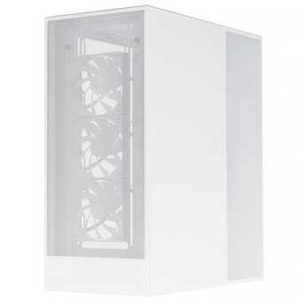  Корпус NZXT H7 Flow (CM-H72FW-01), без БП, Midi-Tower, TG, 3x120mm, 2xUSB-A 3.2 + 1xUSB-C E-ATX, ATX, mITX White 