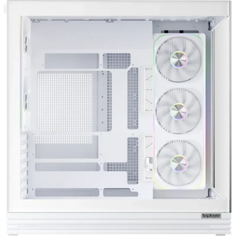  Корпус 1STPLAYER OV8 White (OV8-WH-2FP7R-3-W-1FP7-2-W-HUB3) / ATX BTF / 8x120mm ARGB fans hub 