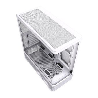  Корпус HSPD F560 (F560-TGWH), без БП, Mid Tower, White, TG, 0.6 SPCC, no fans ATX, mITX 165/410/180mm 2x2.5" 
