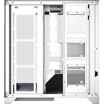  Корпус HSPD F550 (F550-TGWH), без БП, Mid Tower, White, TG, 0.7 SPCC, no fans ATX, mITX 185/420/200mm 3x2.5" 