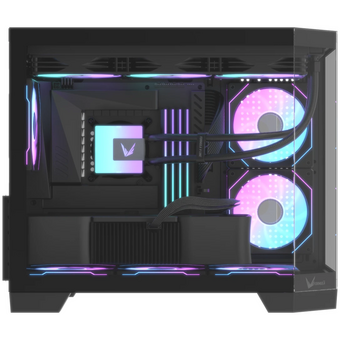  Корпус Formula Crystal Z6M Floe V2 (crystal z6m floe black v2), mATX, Mini-Tower, без БП, черный 