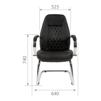  Кресло Chairman 950 V 7061552 экопремиум черный 