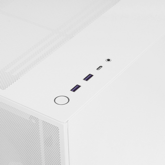  Корпус NZXT H7 Flow RGB (CM-H72FW-R1), без БП, Midi-Tower, TG, 3x120mm 2xUSB-A 3.2 + 1xUSB-C E-ATX, ATX, mITX White 