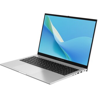  Ноутбук Maibenben M16B-R574UM0F14HS3E10-Win11H Ryzen 5 7430U 16Gb SSD512Gb AMD Radeon Graphics 16" IPS FHD+ (1920x1200) silver WiFi BT Cam 