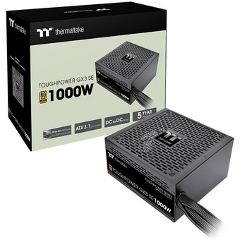  Блок питания Thermaltake Toughpower GX3 SE (ps-tpd-1000nnsage-3), 1000Вт, 80 Plus Gold, 140мм, черный, retail 