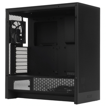  Корпус NZXT H5 Flow (2024) (CC-H52FB-01), без БП, Midi-Tower, TG, 1x120mm, 1xUSB-A 3.2 + E-ATX, ATX, mITX Black 