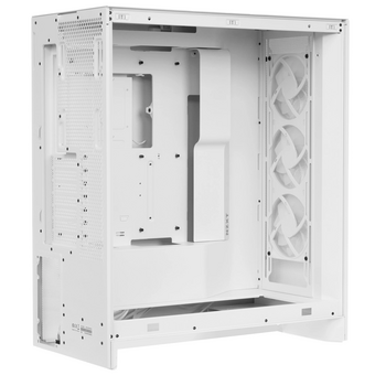  Корпус NZXT H7 Flow RGB (CM-H72FW-R1), без БП, Midi-Tower, TG, 3x120mm 2xUSB-A 3.2 + 1xUSB-C E-ATX, ATX, mITX White 