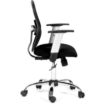  Кресло Chairman 451 TW-11 6020158 черное ткань/сетчатый акрил, до 100кг 