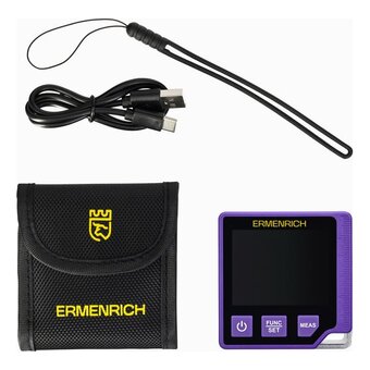  Уровень Ermenrich Verk LQ60 86260 цифровой с лазерной рулеткой 3 в1 