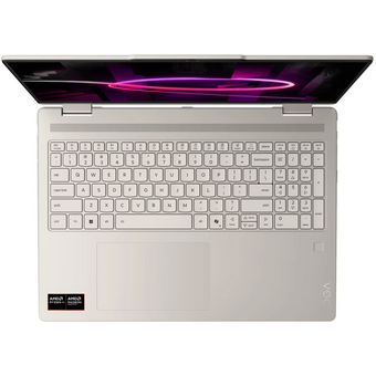  Ноутбук Lenovo Yoga 7 16AGP11 (83TF003NRK-Win11H) Ryzen AI 5 435 16Gb SSD512Gb AMD Radeon 840M 16" OLED Touch WUXGA (1920x1200) beige WiFi BT Cam 
