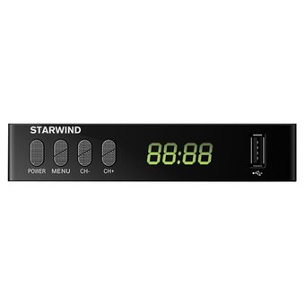  Ресивер DVB-T2 Starwind CT-220 черный 