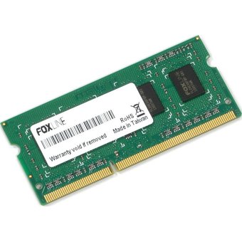  ОЗУ Foxline FL1600D3S11SL-2G SO-DIMM DDR3-1600 2GB PC3-12800 CL11, LV 1.35V, retail 