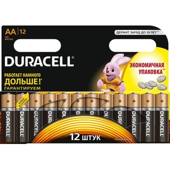  Батарейка Duracell LR6/12BL MN1500 Отрывной 