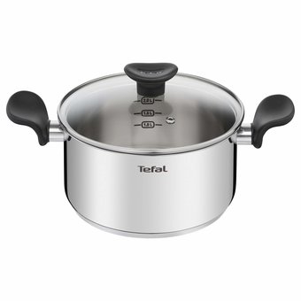  Кастрюля Tefal Primary E3084474 3л. 20см (с крышкой) стальной (2100120957) 
