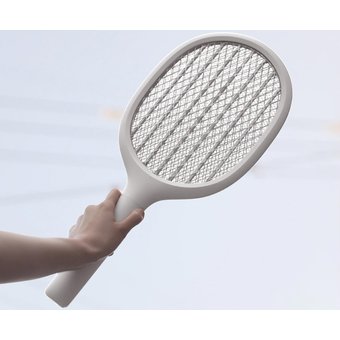  Мухобойка электрическая с режимом электрической ловушки Xiaomi (Mi) Solove Electric Mosquito Swatter (P2+ Grey) рус, серая 