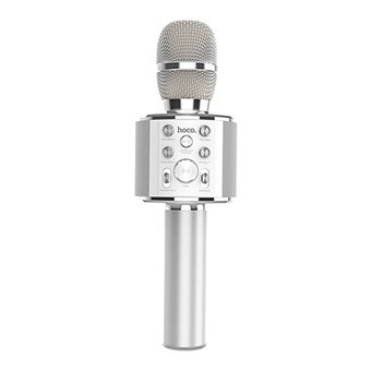  Микрофон караоке Hoco BK3 Cool sound KTV microphone silver 