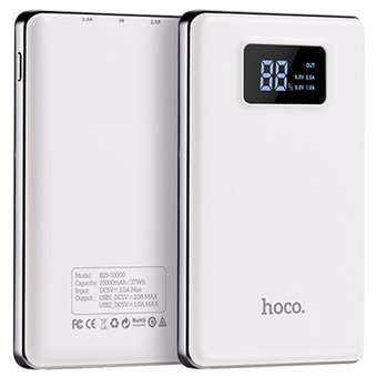  Внешний аккумулятор HOCO B23 10000mAh (белый) 
