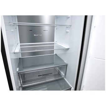  Холодильник с морозильником LG GA-B459CBTL черный 