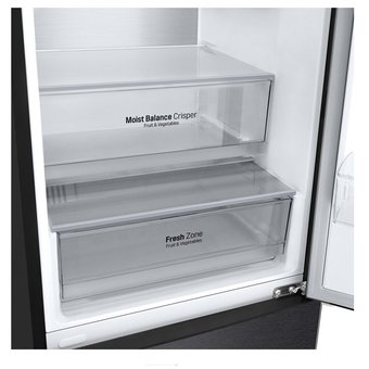  Холодильник с морозильником LG GA-B459CBTL черный 