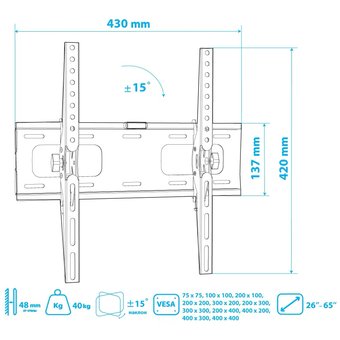  Кронштейн Tuarex OLIMP-204 black 
