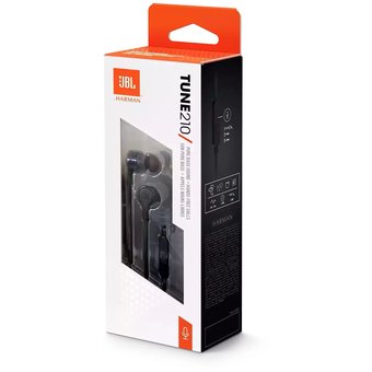  Наушники JBL T210 черные 