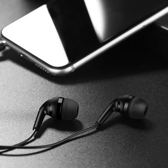  Наушники HOCO M40 Prosody universal earphones with microphone black 