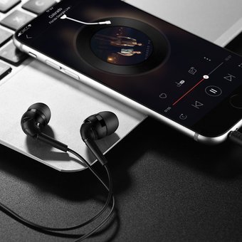  Наушники HOCO M40 Prosody universal earphones with microphone black 